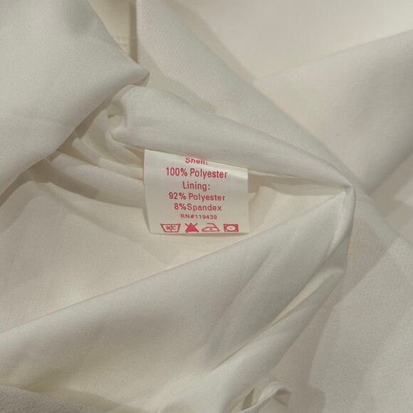 Julie Brown NYC Pure White Size 4 Strapless Dress NWT - Picture 3 of 4